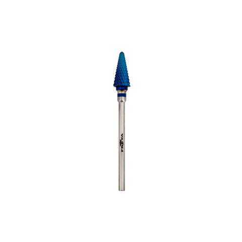 Син карбиден накрайник Large Cone ST Blue | Перфектен за премахване на гел лак, евтина цена | Поръчай от FREYA Nails