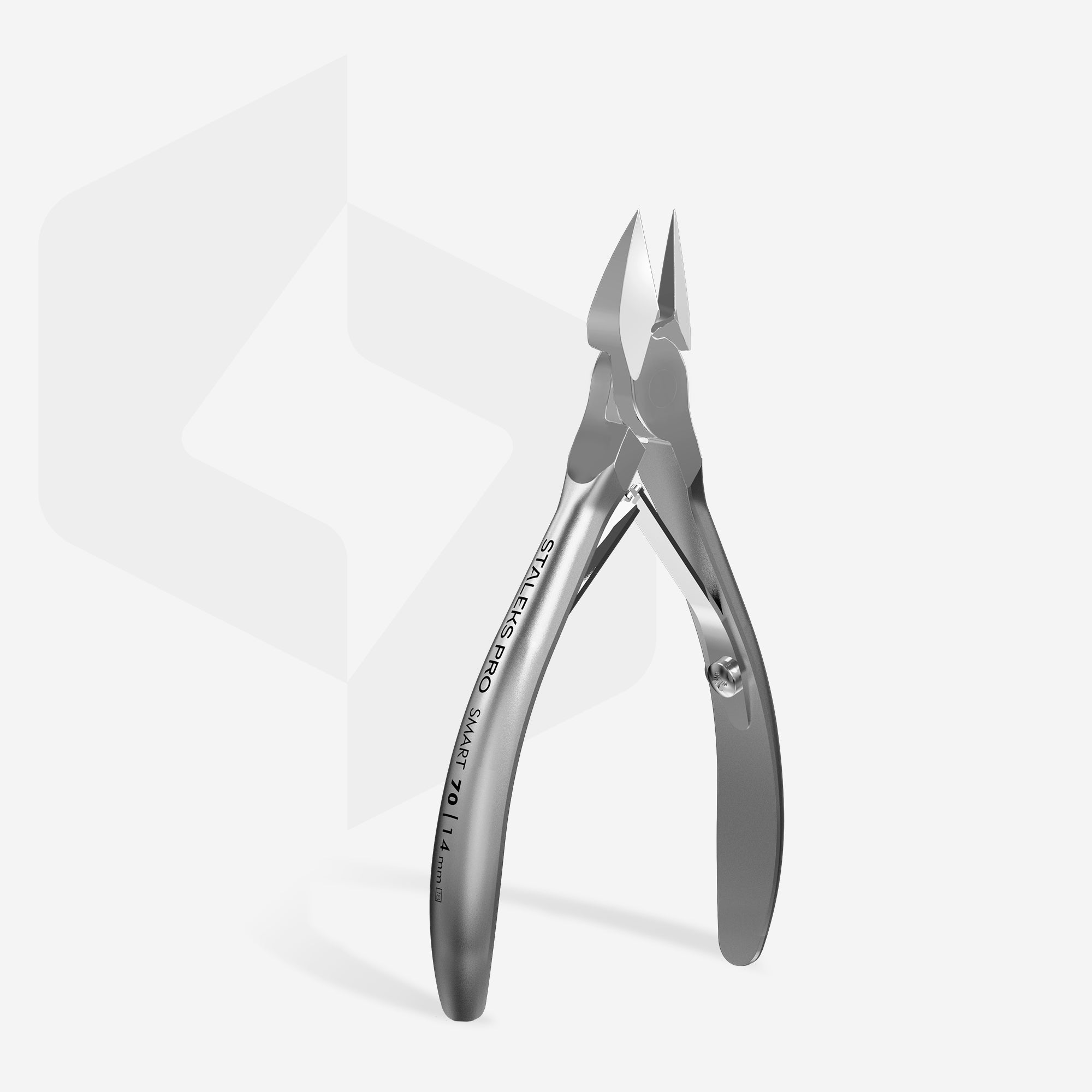 Професионални клещи за кожички Staleks Smart 70-14 с остър режещ ръб за грижа за кожички и маникюр.