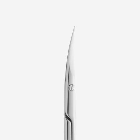 Професионални ножички за кожички Staleks Expert 50-3 с тънки и тесни остриета, идеални за достъп до кутикулата. Подходящи за специалисти.