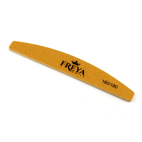 Оформяща пила 180/180 златна | Гел лакове, TPO free, маникюр 2025 | Поръчай от FREYA Nails