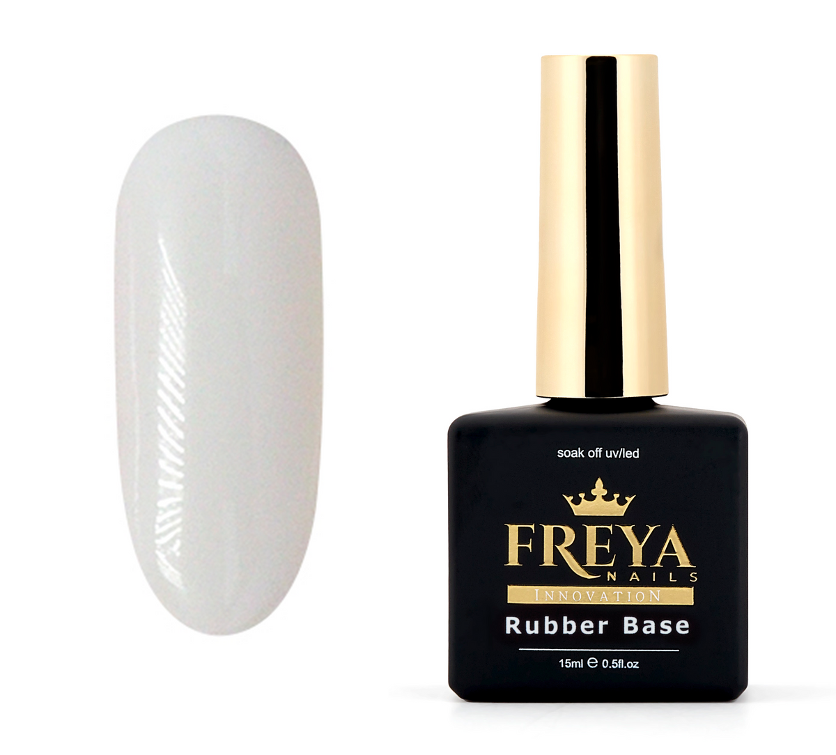 Nude Rubber Base 13 - ръбър база за гел лак, среден вискозитет, лесна за разнасяне, TPO free | Поръчай от FREYA Nails