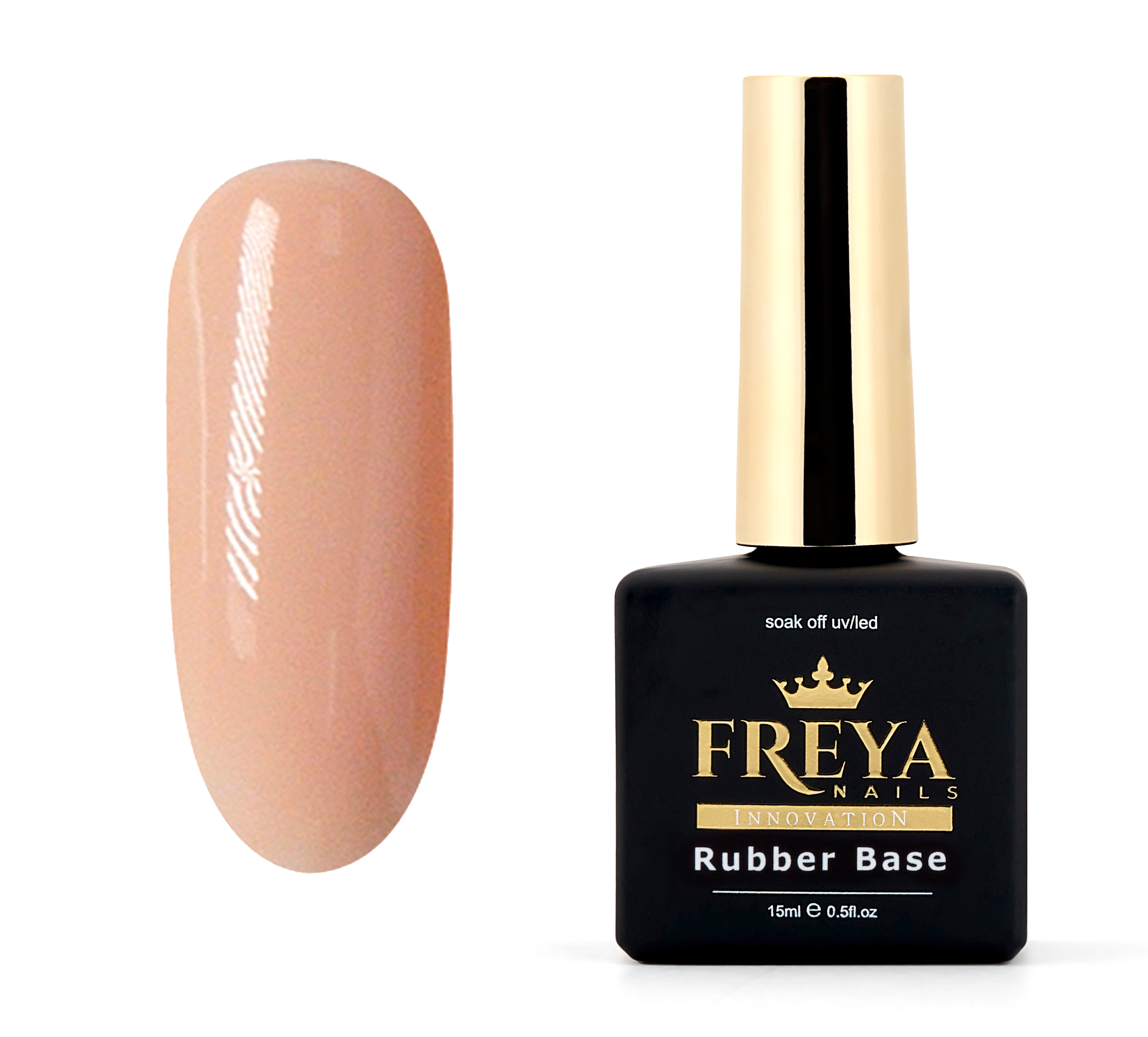 Nude Rubber Base 82, каучукова база за маникюр, гел лакове без ТПО, професионални продукти за нокти | Поръчай от FREYA Nails