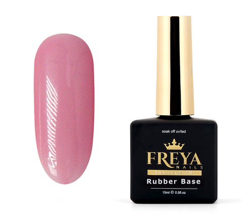 Nude Rubber Base 08 - ръбър база с топ пигментация и вискозитет, подходяща за професионален маникюр | Поръчай от FREYA Nails