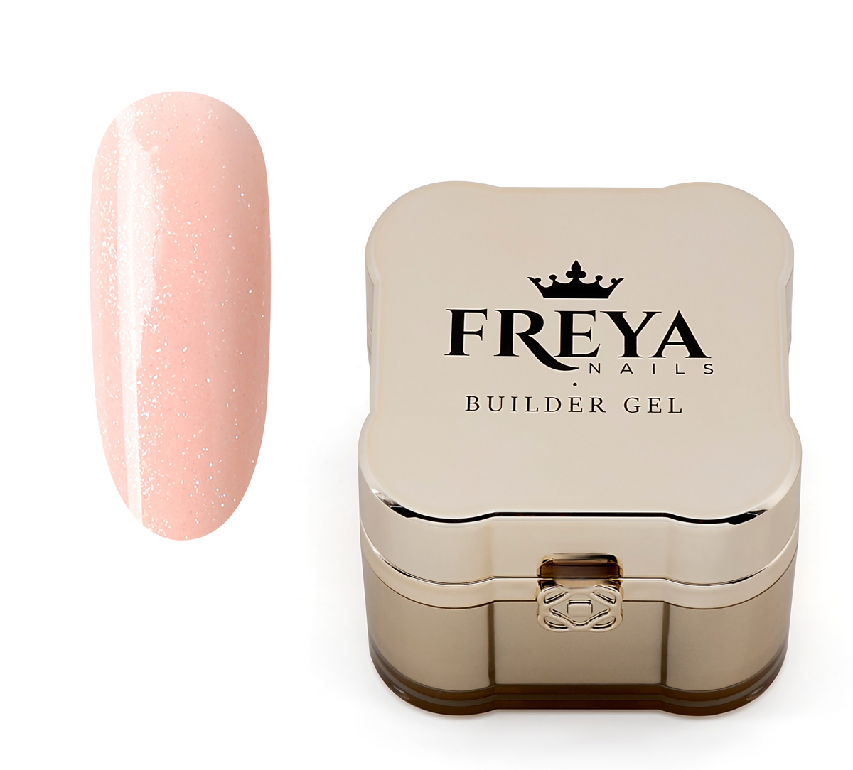 Shimmer Builder Gel 11 - Peach, гел лакове без ТПО, маникюр 2025, TPO free гел, укрепващ гел за нокти | Поръчай от FREYA Nails