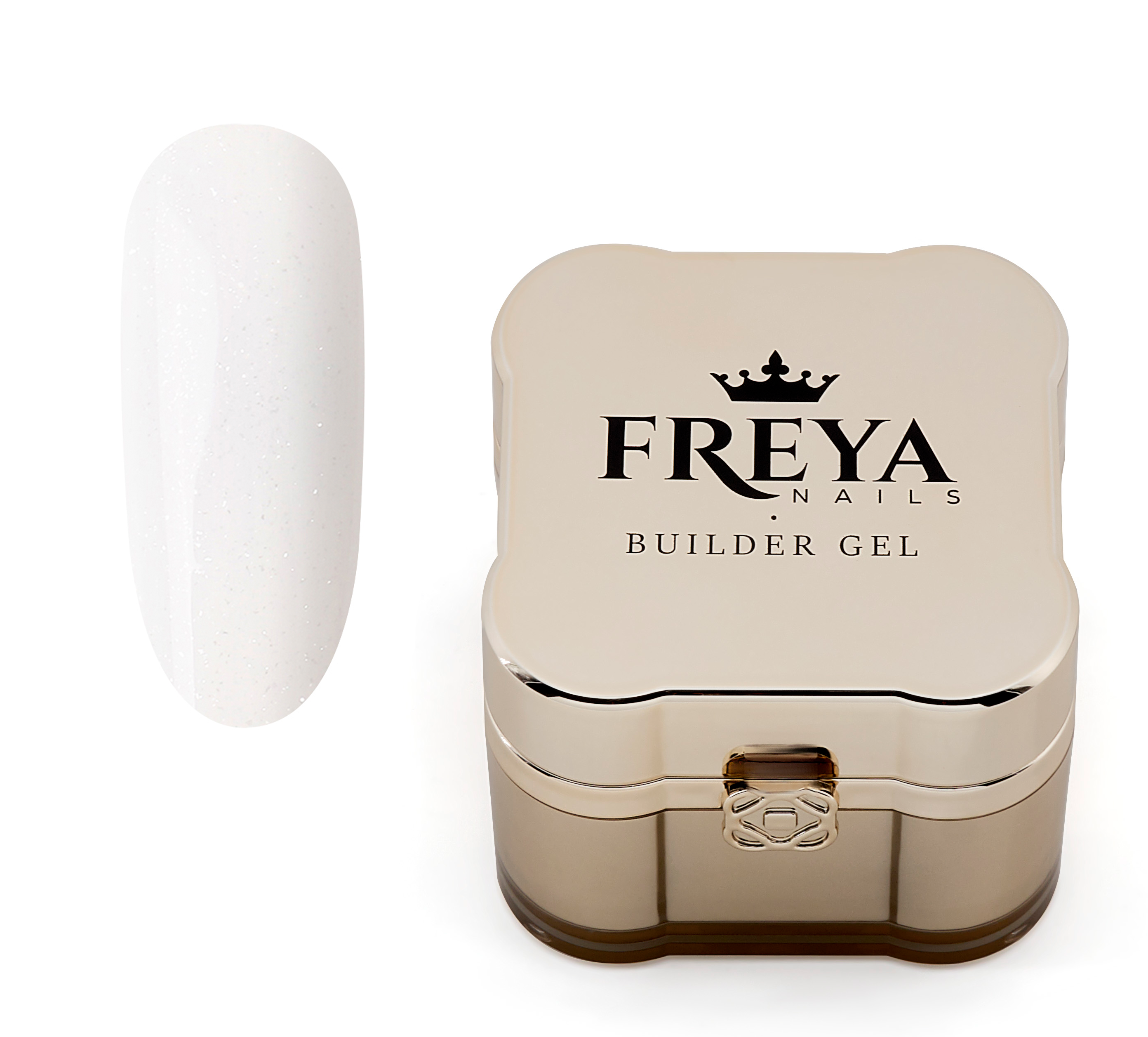 Shimmer Builder Gel 09 - Milky White, гел за изграждане без ТПО | Поръчай от FREYA Nails